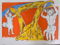 Matera 1932 – 1996</br> Sole cocente, 1972 </br>Litografia (mm 500 x 700)