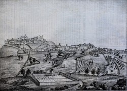 Marsico Nuovo </br>da Poliorama pittoresco, Napoli 1836</br> Stampa (mm 200 x 155)