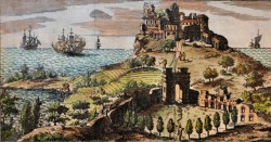 Parigi 1686 – 1767 </br>La Città di Cuma</br> Incisione (mm 125 x 80)