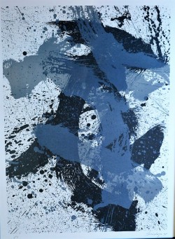 Roma 1914 – 1998 </br> Segni e materia, 1995</br> Litografia (mm 685 x 505)