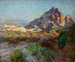 Roma 1864 – Anzio 1937 </br>Luci nell’alba, 1902</br> Olio su cartone (cm 40 x 50)