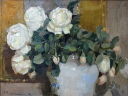 Torraca 1892 – 1971</br> Fiori di maggio</br> Olio su cartoncino (cm 31,5 x 41,5)