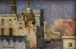 XX secolo </br>S. Maria di Portosalvo, 1961</br> Olio su tavola (cm 20 x 30)