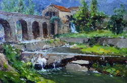 Maiori 1863 – Napoli 1940</br> Pascone</br> Olio su tavola (cm 15,5 x 24,5)