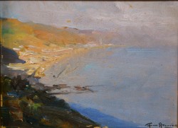 Salerno 1899 – 1953 </br> Salerno, 1938</br> Olio su tela (cm 19 x 26)