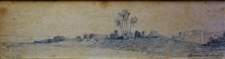 San Martino d’Agri 1819 – Napoli 1892 </br>Vicinanze di Menfi </br>Disegno (mm 100 x 300)