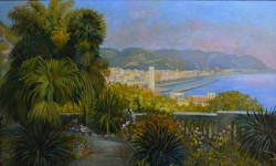 XIX secolo</br> Maggio a Salerno</br> Olio su tavola (cm 60 x 100)