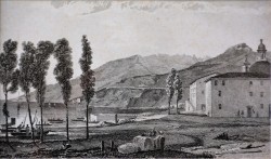 XIX secolo </br>La Chiesa di Sant’Anna – Porto di Salerno</br> Stampa (mm 240 x 200)