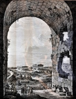 1720 – 1799 </br>Veduta di Paestum, 1768</br> Incisione (mm 300 x 420)