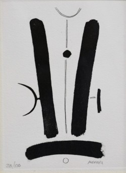 Milano 1907 – 1998 </br> Senza titolo</br> Acquaforte (mm 150 x 110) n. 23/100