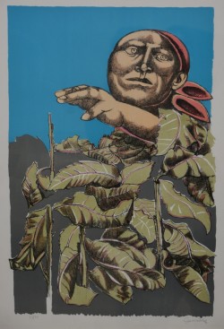 Matera 1932 – 1996</br> Cotto di sole, 1976 </br>Litografia (mm 650 x 450)