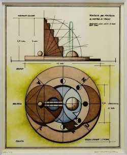 Orciano di Pesaro 1930 – Milano 2002</br> Incroci d’acqua </br>Incisione (mm 225 x 190) 12/59