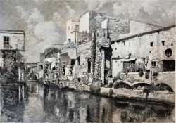 Londra 1812 – Parigi 1870 </br>Il Sarno a Scafati</br> Stampa (mm 32,5 x 250)