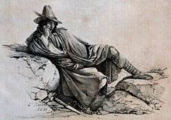 XIX secolo </br>Brigante napoletano, 1831</br> Stampa (mm 270 x 190)