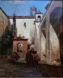 Venosa 1844 – Napoli 1883 </br>Primi insegnamenti </br>Olio su tavola (cm 36 x 44,5)