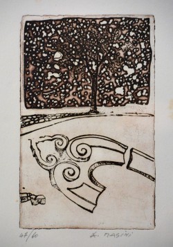 Calvello 1933 – Potenza 2018 </br>Frammento, 1976 </br> Incisione (mm 500 x 350)