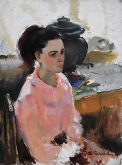 Russia 1927 </br>Sonata a Kreutzer</br> Olio su tela (cm 80 x 60)