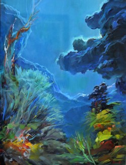 La profondità</br> Olio su tavola (cm 40 x 50)