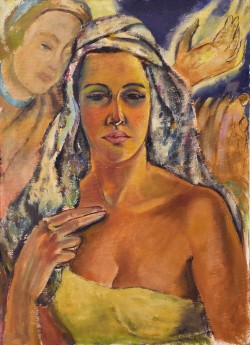 </br>Matilde</br> Olio su cartone (cm 70 x 50)