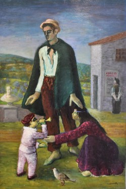 Parigi 1909 – Versilia 1980 </br>La temperanza</br> Olio su tavola (cm 103 x 70)