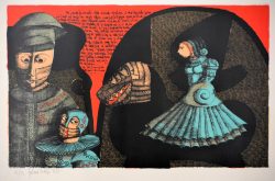 Forenza 1933 – Orbetello 1998 </br>da “Il Macchiavello”, 1969 </br> Litografia (mm 500 x 700) (42/90)