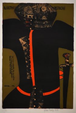 Forenza 1933 – Orbetello 1998 </br>da “Il Macchiavello”, 1969 </br> Litografia (mm 700 x 500) (90)