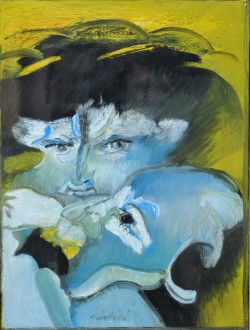 Roma 1918 – Lido La Spina 1996 </br>Figure</br> Olio su tela (cm 30 x 40)