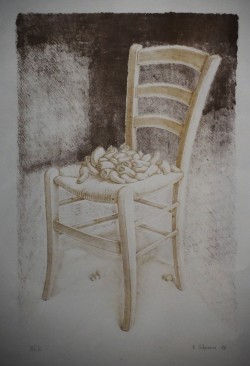 Potenza 1933 – Roma 2012 </br>I peperoni</br> Fotolitografia (mm 700 x 500)