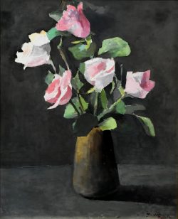 Montemurro 1915 – Napoli 1987 </br>Maggio a Montemurro</br> Olio su tela (cm 50 x 40)