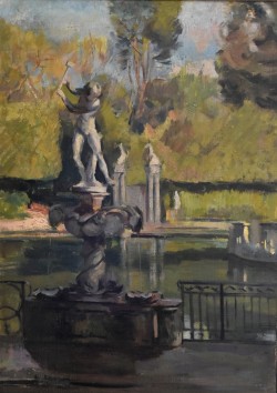 XIX secolo </br>L’attacco dell’adagio</br> Olio su tela (cm 87,5 x 47,5)