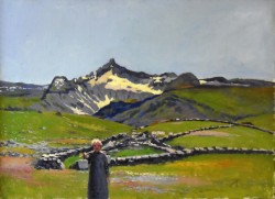 Casalpusterlengo 1859 - 1934 </br>Primo sole</br> Olio su tela (cm 48 x 66)