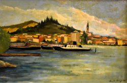 </br>Marzo al lago</br> Olio su tavola (cm 38 x 58)
Provenienza: Casa d’Aste Borromeo 2024