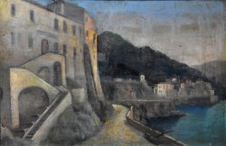 XIX secolo</br> L’attesa di Ibsen</br> Olio su tavola (cm 48 x 31)