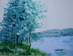 Milano 1898 – 1980 </br>Al lago</br> Serigrafia (cm 52 x 42) 52/99