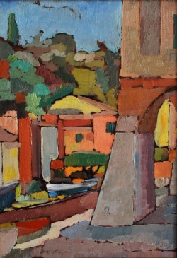 XX secolo </br>Con l’occhio del 900</br> Olio su tavola (cm 24 x 35)