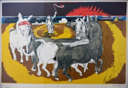 Matera 1932 – 1996</br> Schiocca la frusta, 1971</br> Litografia (mm 500 x 700)