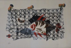 Torino 1917 – 1992 </br>Collages per confezioni natalizie Martini 1949</br> Riedizione Natale 1992 a cura di Marco Testa
5 Litografie su carta acquarello Fedrigoni con cachet d’atelier (mm 350 x 500)
Numerate da 1 a 300 (1 di 5)