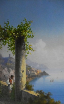 Amalfi</br> Gouache (mm 430 x 270)