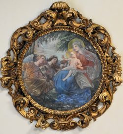 </br>L’attacco del Gloria</br> Pastello su carta (mm 485 x 485)