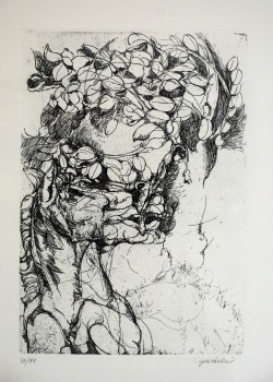 Matera 1932 – 1996 </br>Senza titolo </br> Litografia (mm 700 x 500)