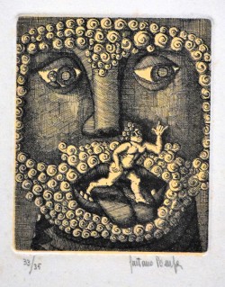 Forenza 1933 – Orbetello 1998 </br>Orpheus inder unterwelt di offenbach</br> Incisione su carta (misure foglio cm 48,5 x 34 – inciso mm 150 x 125) 33/35