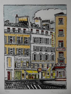 Jesi 1910 – Parigi 1994 </br>Paris</br> Litografia (cm 46 x 34)
Firma e numerazione (52/125) a matita al fronte