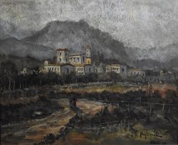 1913 - 1945 </br>Eboli</br> Olio su tavola (cm 29 x 35)