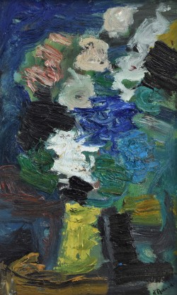 Palermo 1906 – Varese 1993 </br>Natura morta</br> Olio su tela (cm 50 x 30)