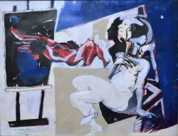 Cetara 1943 – Capriglia 2011</br> Nudi in studio</br> Tecnica mista (mm 300 x 400)