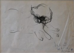 Melfi 1957 – Roma 2004 </br>Senza titolo</br> Matite e pastelli su carta (mm 240 x 320)