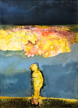 Calvello 1933 – Potenza 2018 </br>Senza titolo</br> Tecnica mista su cartone (cm 70 x 50)