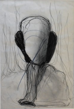 Melfi 1957 – Roma 2004 </br>Senza titolo</br> Matite e pastelli su carta (mm 360 x 250)