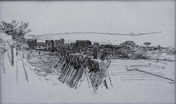 Moliterno 1834 – Napoli 1917 </br>Senza titolo, 1881</br> Matita su carta (mm 90 x 160)