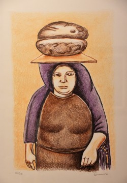 Matera 1932 – 1996 </br>Festa dell’Unità, 1993</br> 5 Litografie a colori (5 di 5) mm 700 x 500 numerate da 1 a 250
Testo di Massimo D’Alema